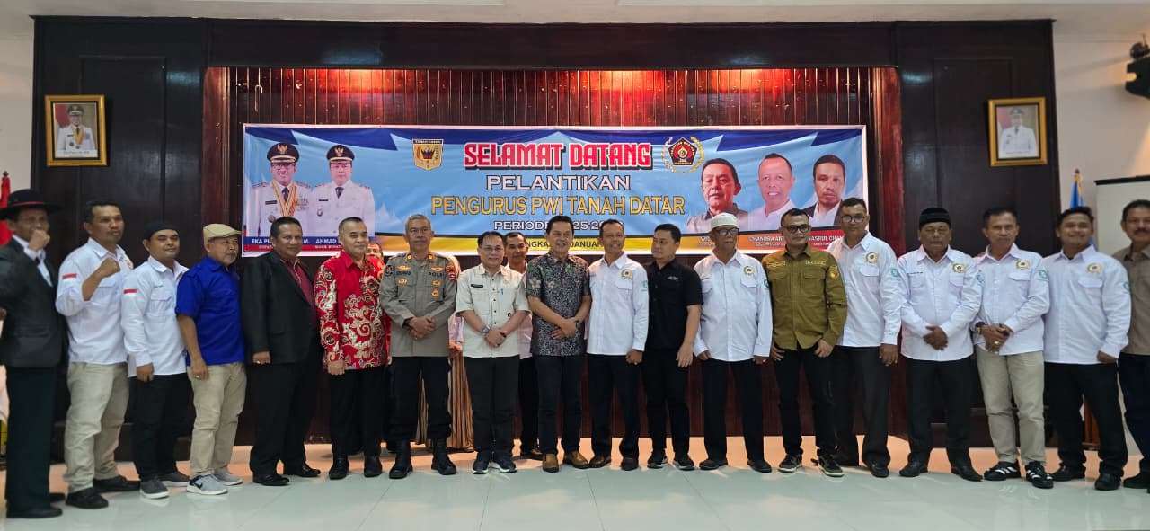 Pelantikan ketua PWI Tanah Datar