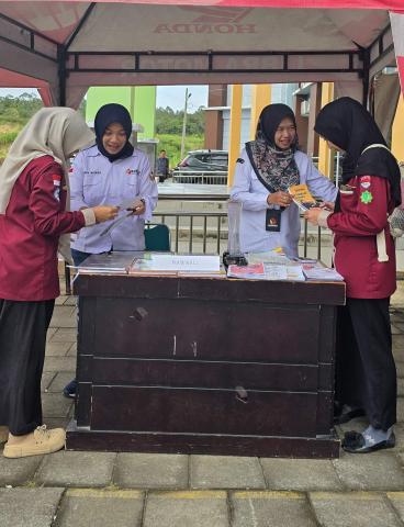 sosialisasi kepada mahasiswi UIN terkait dengan larangan selama masa pemilu dan pemilihan